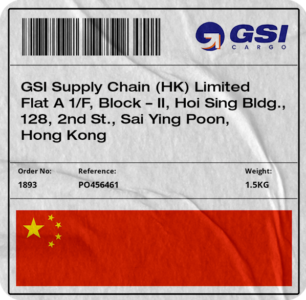 china location Sticker mockup