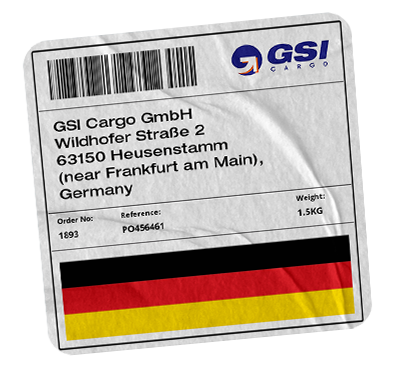 Germany location Sticker mockup