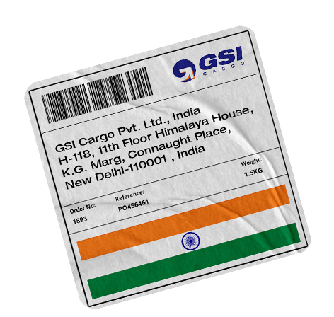 india location Sticker mockup