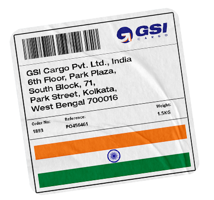 india location Sticker mockup