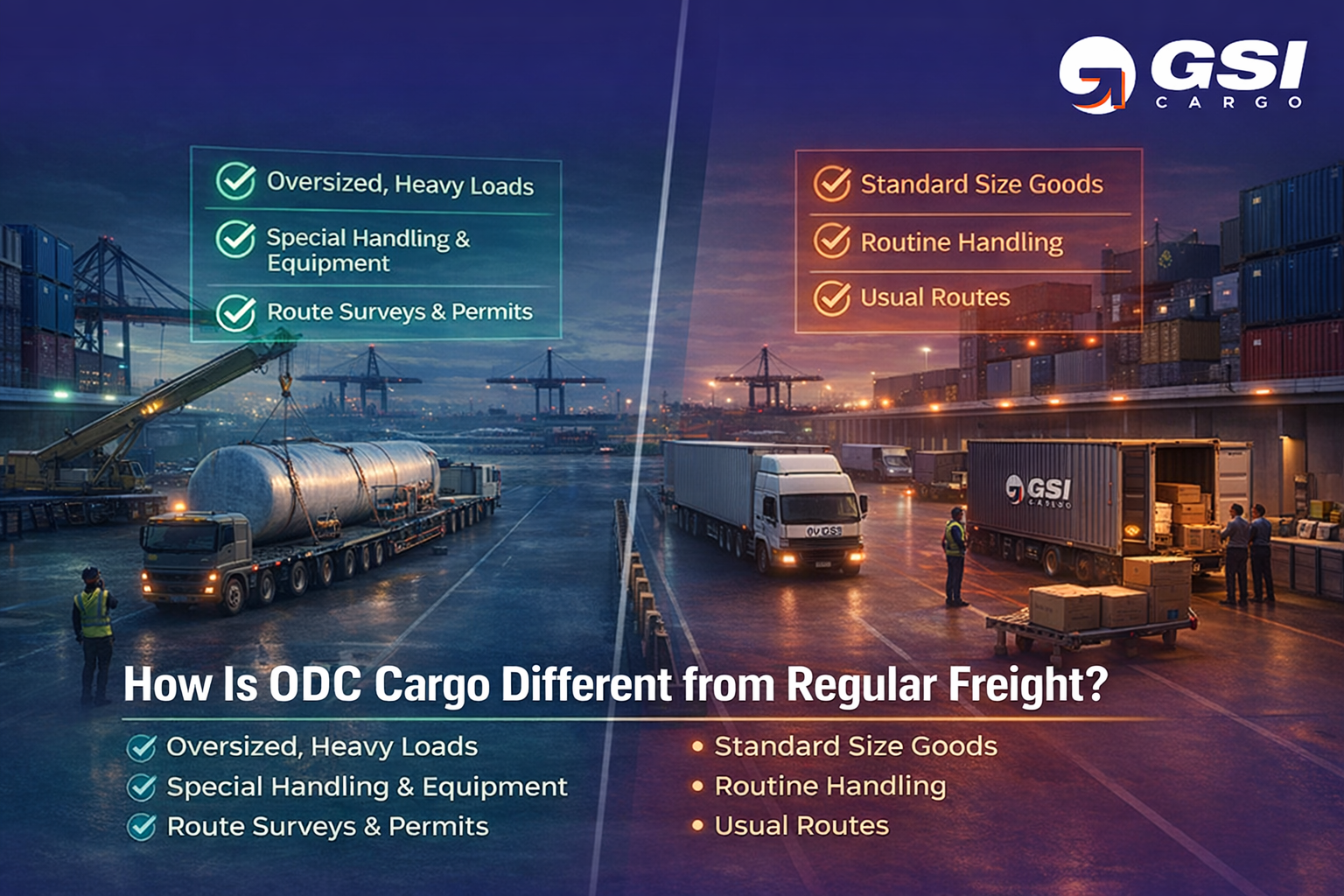 How Is ODC Cargo Different from Regular Freight