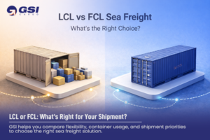 Difference Between LCL and FCL in Sea Freight