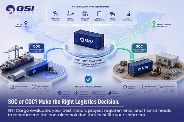 SOC vs COC Containers: Understanding the Difference in International Shipping